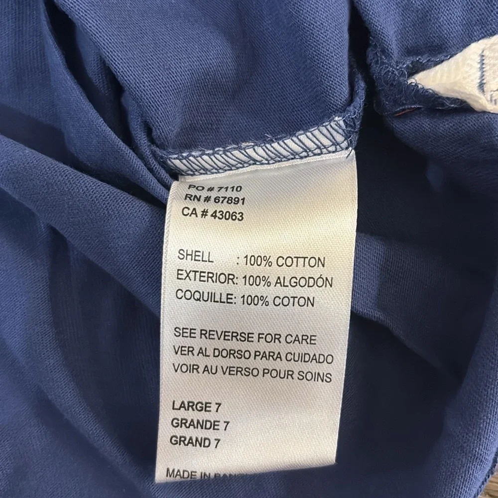 NWT [Legacy] Vancouver Canucks NHL Hockey Long Sleeve Shirt Blue Kids Large (7) - Picture 10 of 11